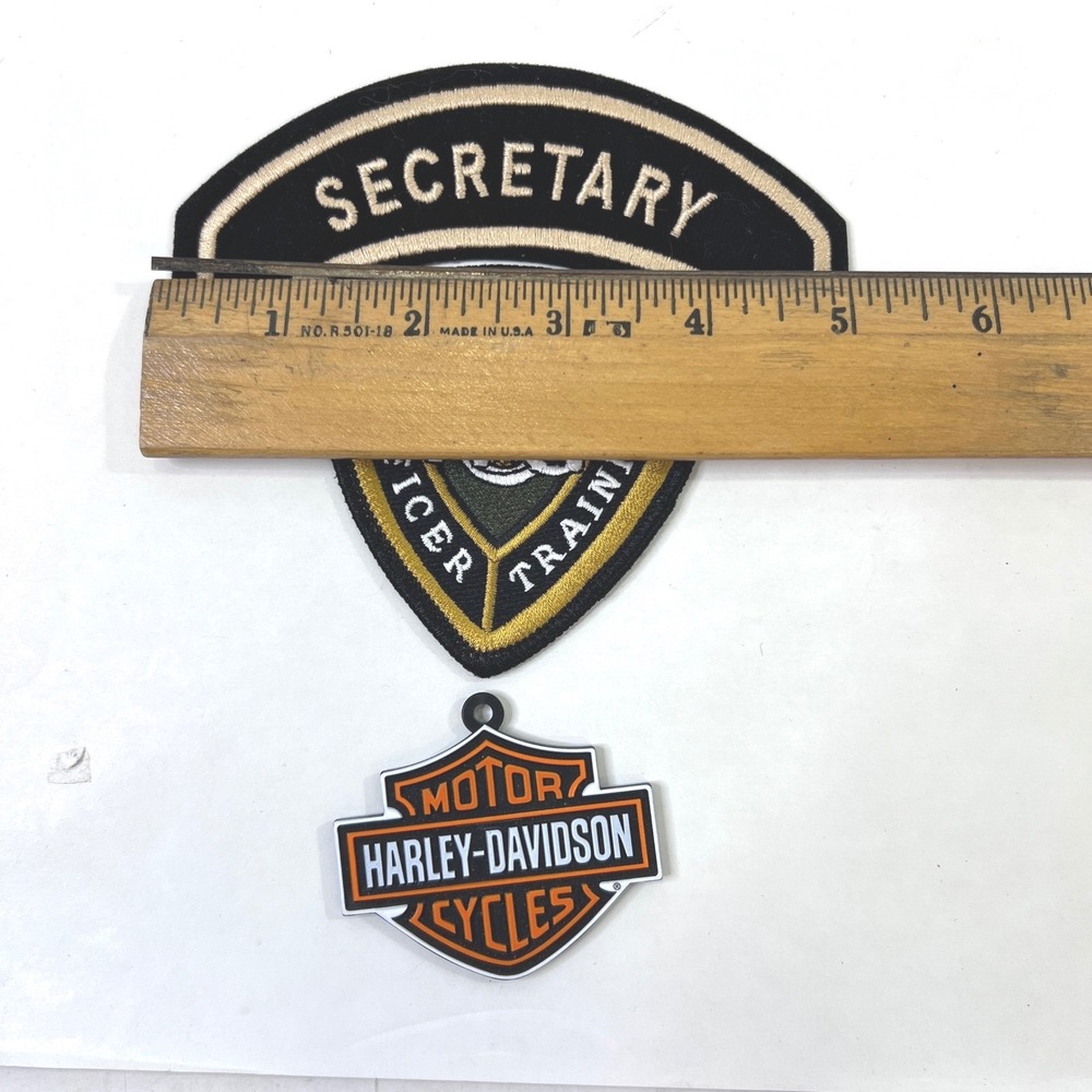 Harley Davidson HOG Secretary & Officer Training Patches Bar Shield Emblem Lot 3 - Picture 5 of 5
